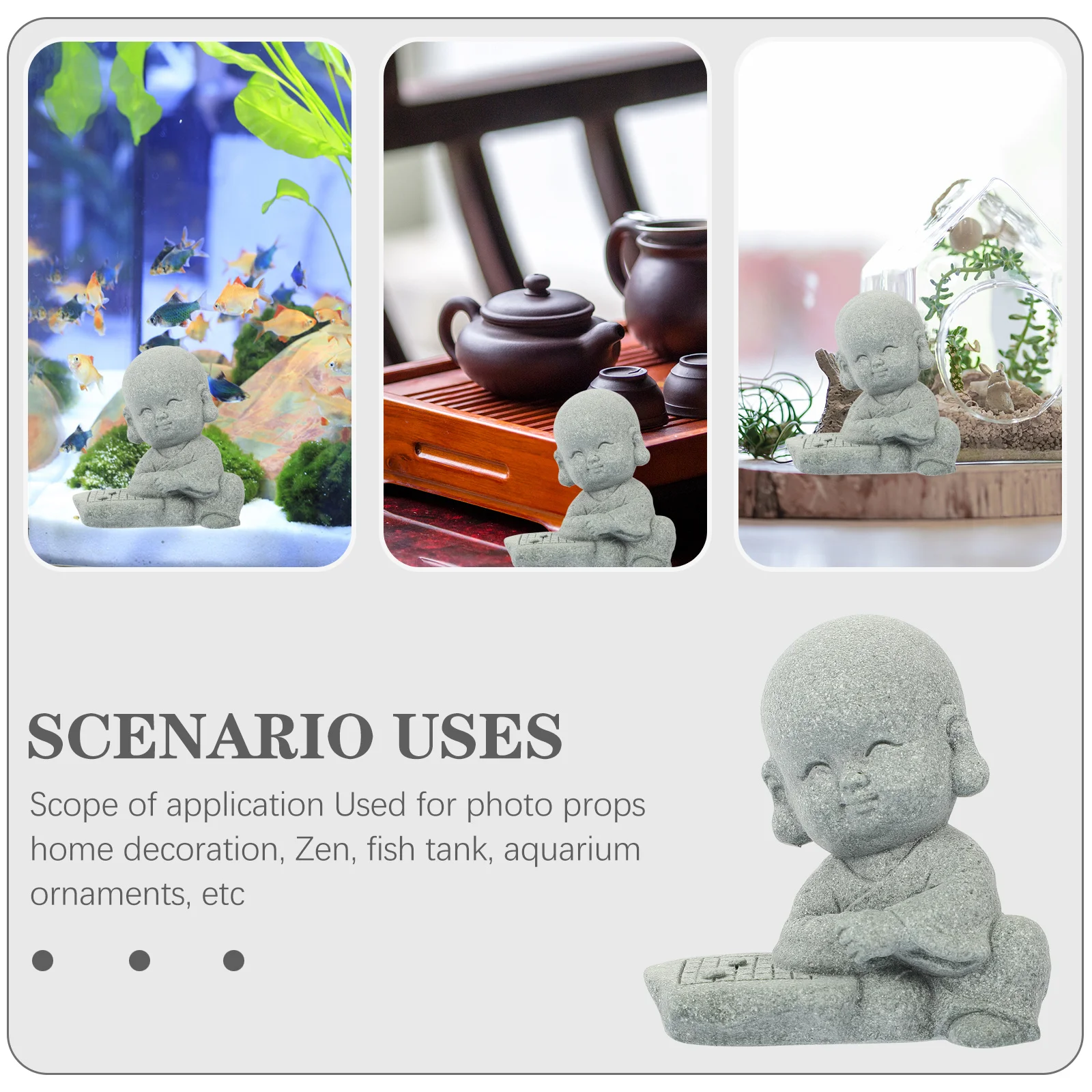 Statue Decorative Wear-Resistant Exquisite Desktop Monk Decor Aquarium Home Accessory Aquarium Accessory
Statue Decorative Wear-Resistant Exquisite Desktop Monk Decor Aquarium Home Accessory Aquarium Accessory