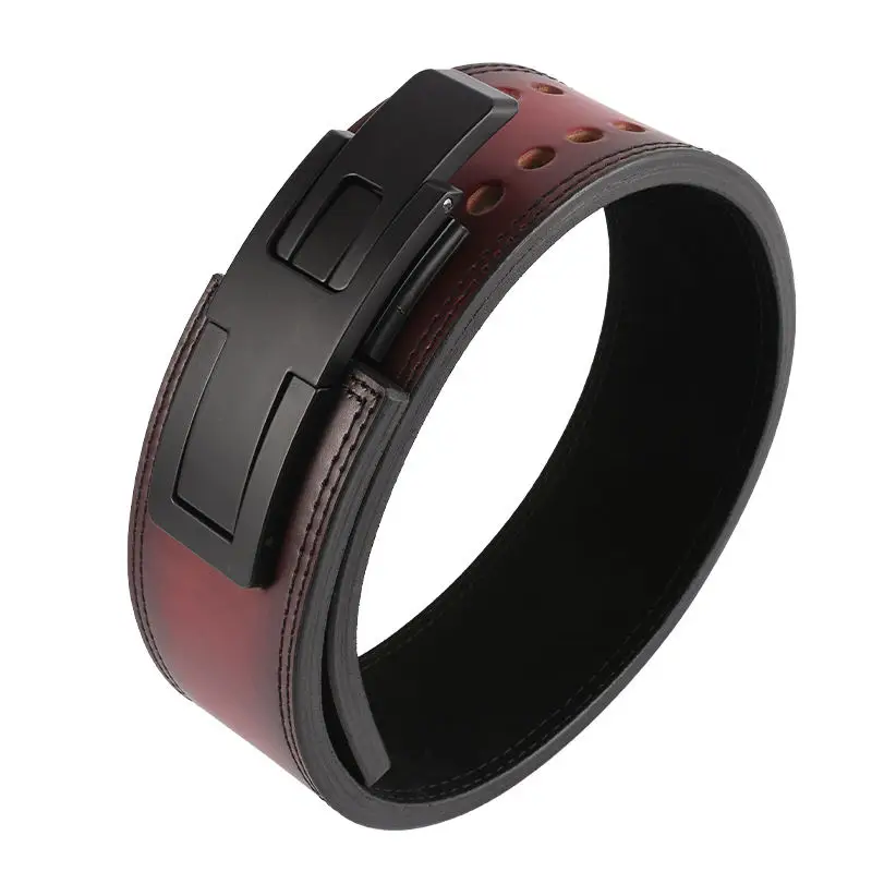 Gym Leather Weightlifting Bar Belt Custom Back Support Bodybuilding Strength Buckle Waist Protector
Gym Leather Weightlifting Bar Belt Custom Back Support Bodybuilding Strength Buckle Waist Protector