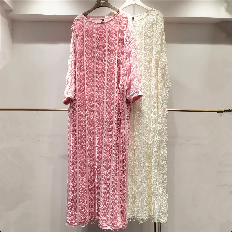 Spring and Summer New Niche Design Tassel Line Mid-Length Loose Dress Female Fashion
Spring and Summer New Niche Design Tassel Line Mid-Length Loose Dress Female Fashion