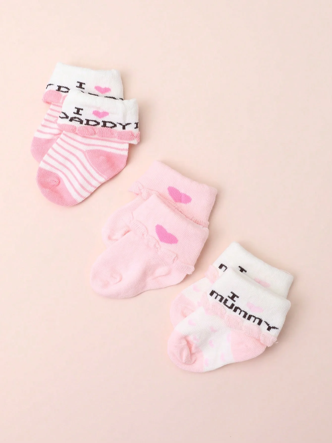 3 Pairs of Baby Girls Cotton Socks Cute Ladylike Style Short Socks Mom Dad Letter Socks For Toddler Girls Learning To Walk Socks
3 Pairs of Baby Girls Cotton Socks Cute Ladylike Style Short Socks Mom Dad Letter Socks For Toddler Girls Learning To Walk Socks