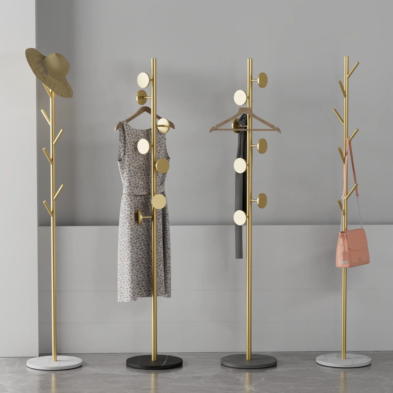 170cm Height Metal Bedroom Coat Rack Entrance Door Floor Hanger Light Luxury Round Rock Base Clothes Storage Rack bedside Shelf
170cm Height Metal Bedroom Coat Rack Entrance Door Floor Hanger Light Luxury Round Rock Base Clothes Storage Rack bedside Shelf