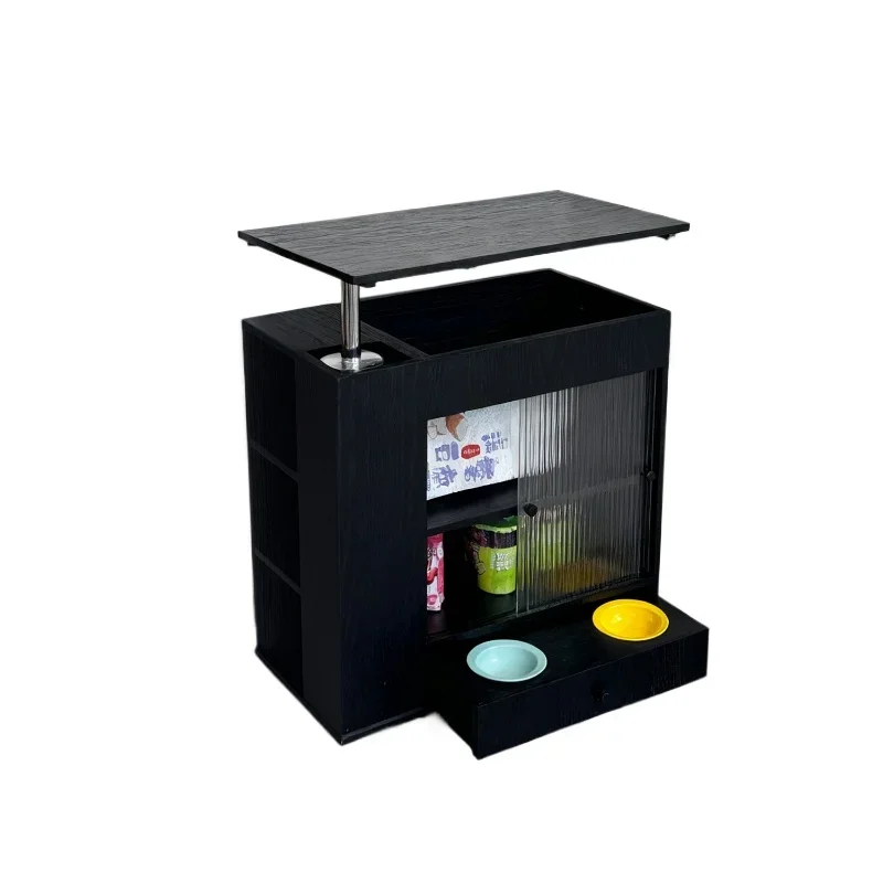 Cat dining car, multi-functional feeding, water mill and scratching integrated cat canteen cabinet
Cat dining car, multi-functional feeding, water mill and scratching integrated cat canteen cabinet