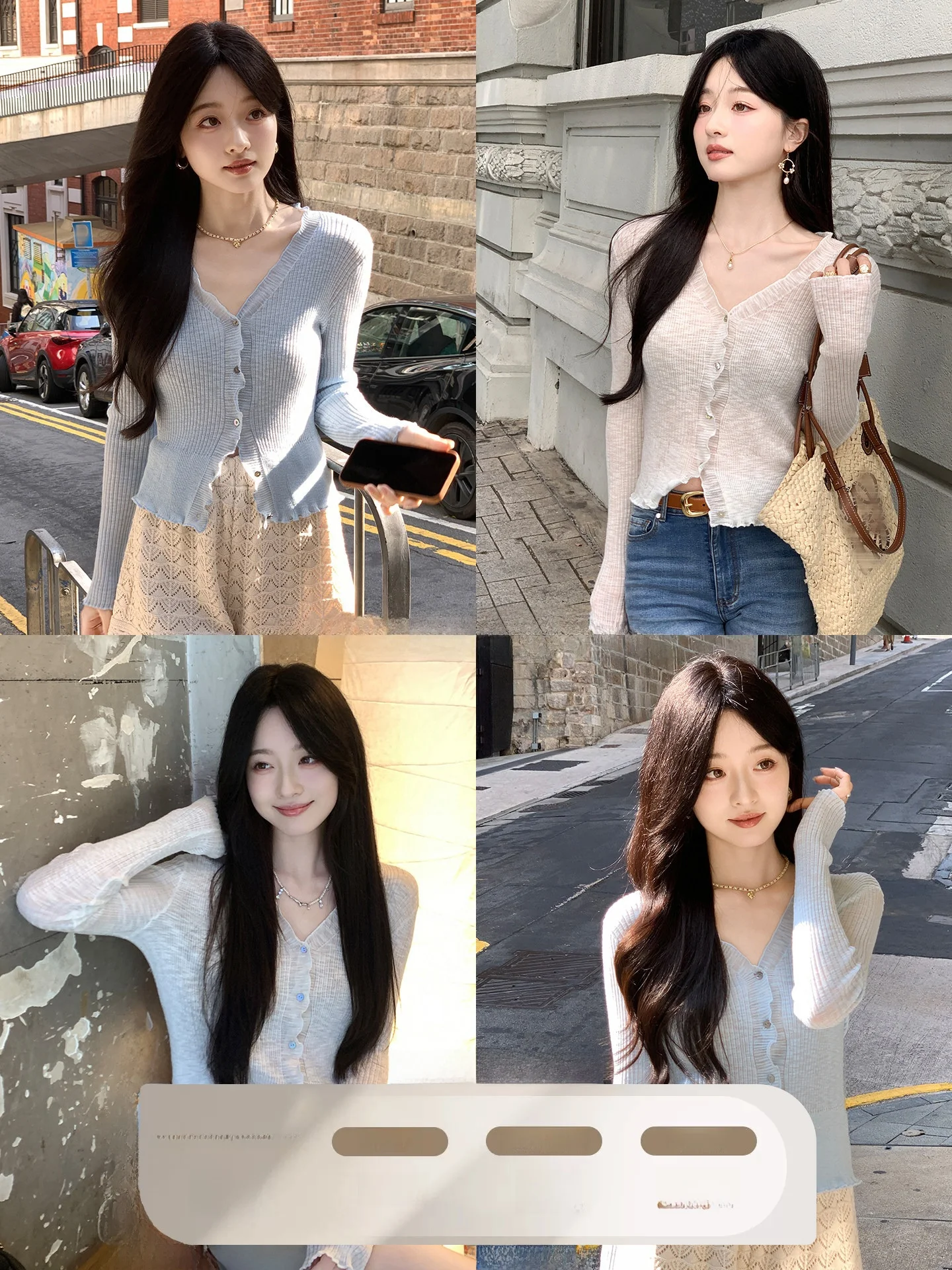Cloud Soft V-ne ort Knitted Slim Fit Cardigan Women's Casual Sle Long Sve Button up Top Summer Faion Gentle Temper...
Cloud Soft V-ne ort Knitted Slim Fit Cardigan Women's Casual Sle Long Sve Button up Top Summer Faion Gentle Temper...