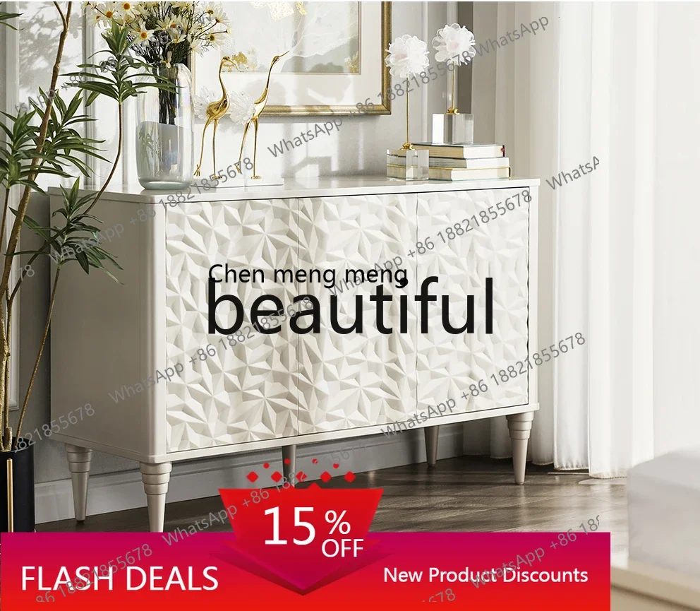 z JLight luxury dining side cabinet, living room entrance, solid wood bedroom storage locker
z JLight luxury dining side cabinet, living room entrance, solid wood bedroom storage locker