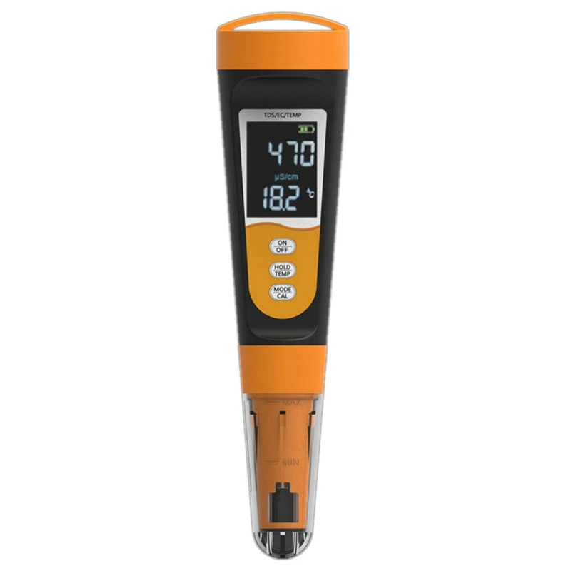 High-Precision Tap Water Testing Instrument Ec Conductivity Water Pen TDS Convenient 3-In-1 Water Quality Testing Pen
High-Precision Tap Water Testing Instrument Ec Conductivity Water Pen TDS Convenient 3-In-1 Water Quality Testing Pen