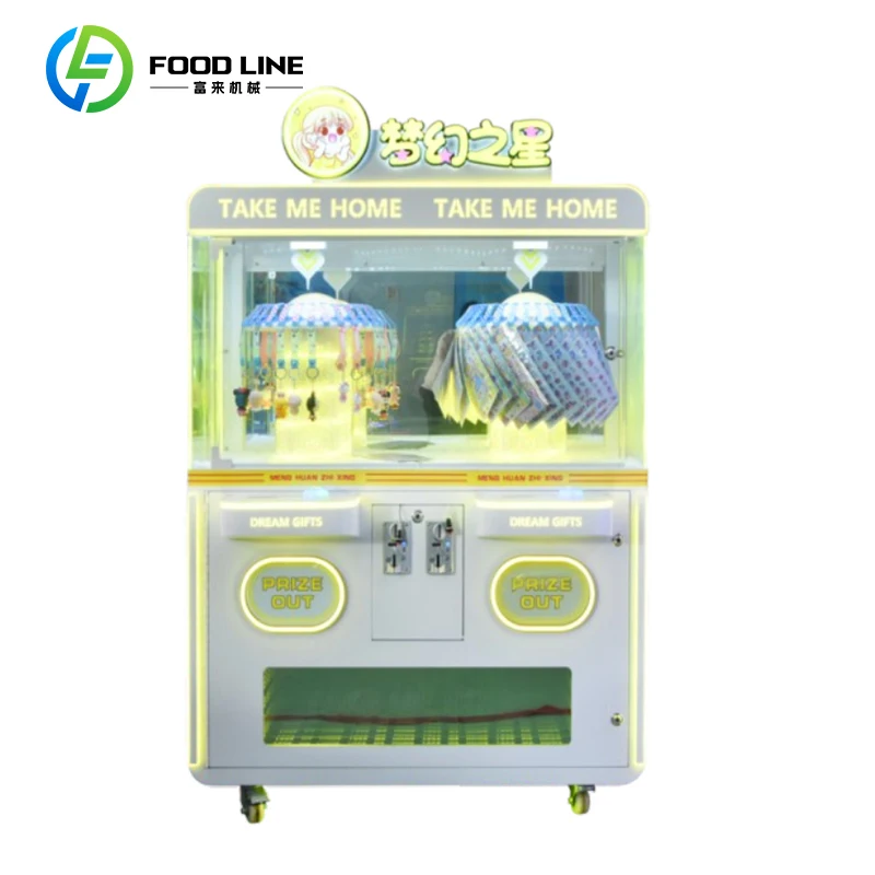 Игровой автомат Double Claw Machine для мини-автоматов с краном-манипулятором
Игровой автомат Double Claw Machine для мини-автоматов с краном-манипулятором