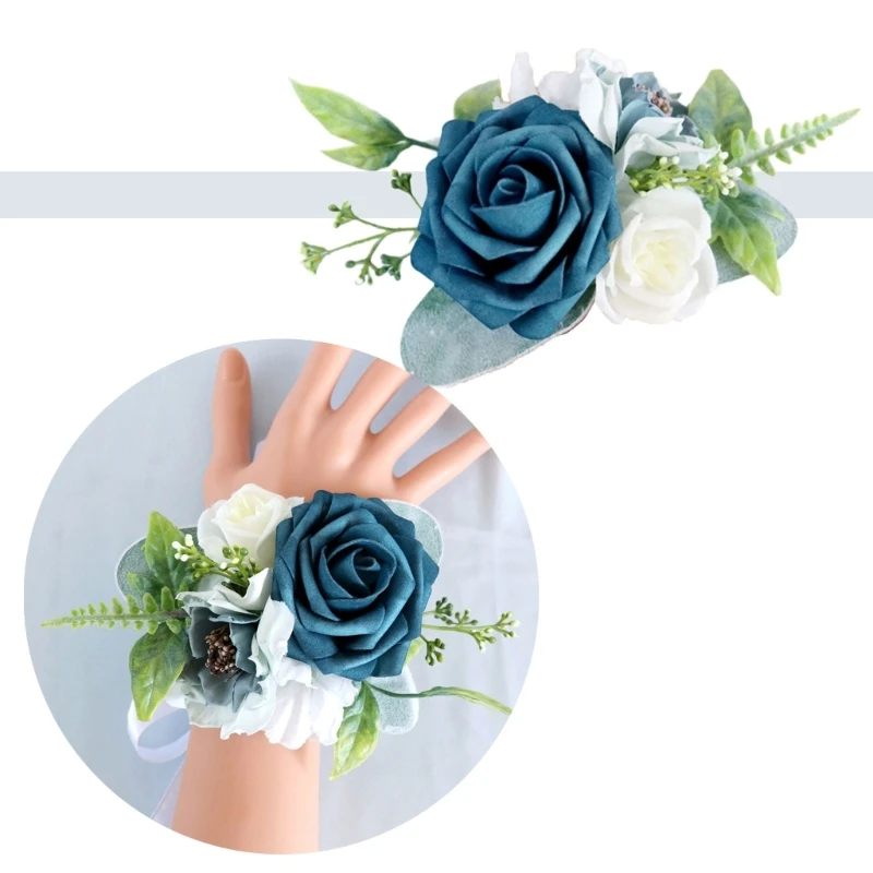 6Pcs Bright Wristlet Wedding Flower Decors Beautiful Wrist Flower Wedding Flowers for Bride and Grooms' Wrist
6Pcs Bright Wristlet Wedding Flower Decors Beautiful Wrist Flower Wedding Flowers for Bride and Grooms' Wrist