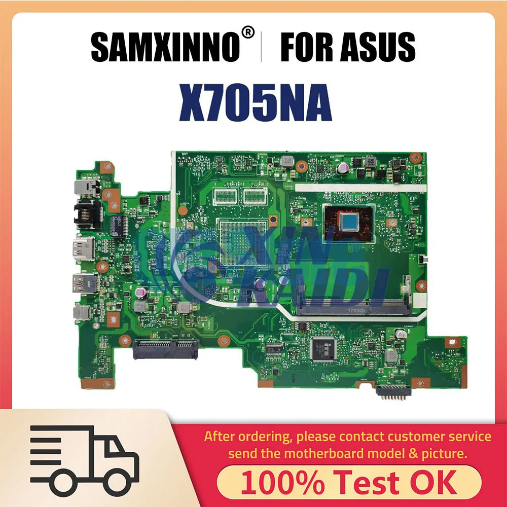 Notebook Mainboard For ASUS Vivobook X705 X705NA X705N Laptop Motherboard CPU N3350 N42000 N5000 100% Test OK
Notebook Mainboard For ASUS Vivobook X705 X705NA X705N Laptop Motherboard CPU N3350 N42000 N5000 100% Test OK