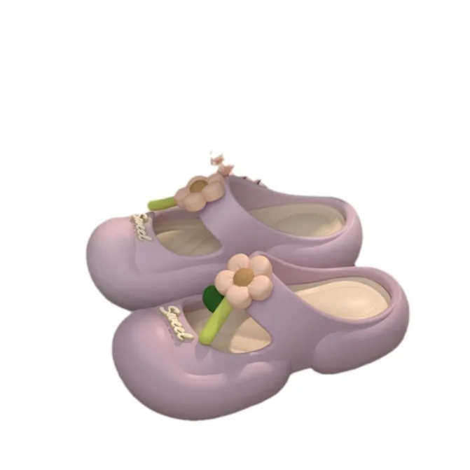 Women Summer Jelly Shoes Korean Style Mary Jane Slippers 2025 New Floral Fairy Wind Sandals
Women Summer Jelly Shoes Korean Style Mary Jane Slippers 2025 New Floral Fairy Wind Sandals