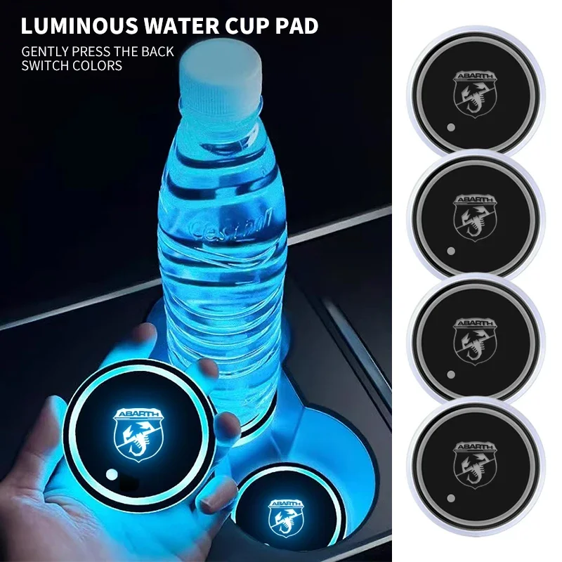 Colorful Universal LED Car Cup Holder RGB Light Mat Pad For Fiat ABARTH 124 125 130 131 500 595 Esseesse 695 Punto Scorpion
Colorful Universal LED Car Cup Holder RGB Light Mat Pad For Fiat ABARTH 124 125 130 131 500 595 Esseesse 695 Punto Scorpion