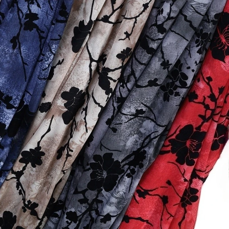 1yard Multi Colors Floral Printed Flocking Mesh Fabric Jacquard LaceTulle Fabrics for DIY Sewing Clothing Dress
1yard Multi Colors Floral Printed Flocking Mesh Fabric Jacquard LaceTulle Fabrics for DIY Sewing Clothing Dress