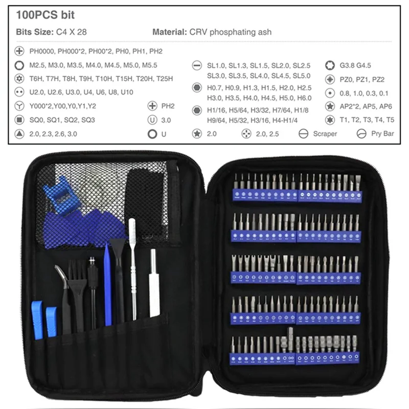 120-In-1 Multifunctional Screwdriver Set Mobile Phone Repair Household Tools Toy Model Disassembly And Assembly Tool Kit
120-In-1 Multifunctional Screwdriver Set Mobile Phone Repair Household Tools Toy Model Disassembly And Assembly Tool Kit