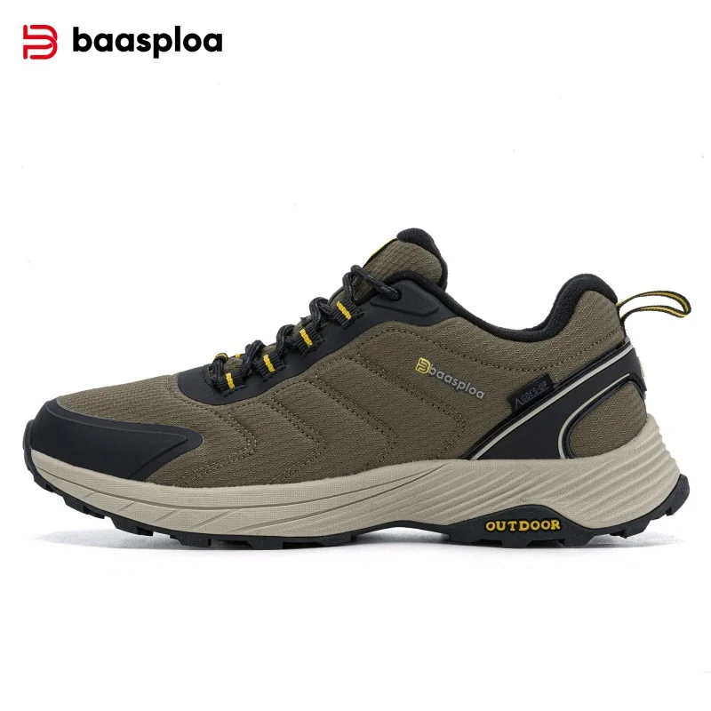 Baasploa Men Hiking Shoes Waterproof Outdoor Climbing Sneakers Non-slip Wear-resistant Casual Walking Lace-up Sports Shoes
Baasploa Men Hiking Shoes Waterproof Outdoor Climbing Sneakers Non-slip Wear-resistant Casual Walking Lace-up Sports Shoes