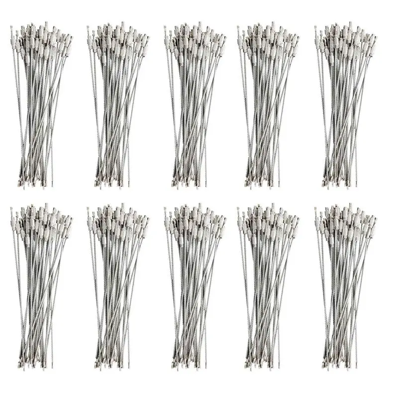 ABRE-300Pcs Stainless Steel Screw Locking Wire Keychain Cable Key Rings Outdoor Accessory
ABRE-300Pcs Stainless Steel Screw Locking Wire Keychain Cable Key Rings Outdoor Accessory