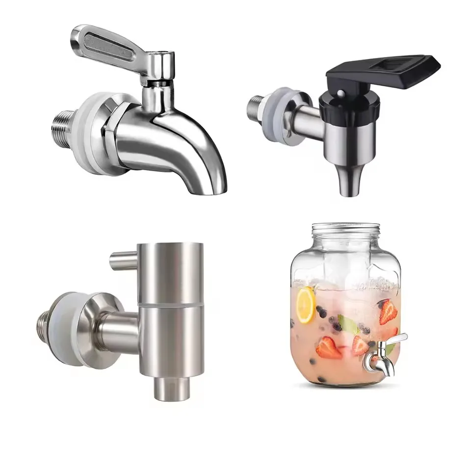 High Quality Beverage Bibcocks Tap 304 Stainless steel Oak Wine Barrel Glass Drink Bottle Faucet Bar Coffee Juice Dispenser Taps
High Quality Beverage Bibcocks Tap 304 Stainless steel Oak Wine Barrel Glass Drink Bottle Faucet Bar Coffee Juice Dispenser Taps