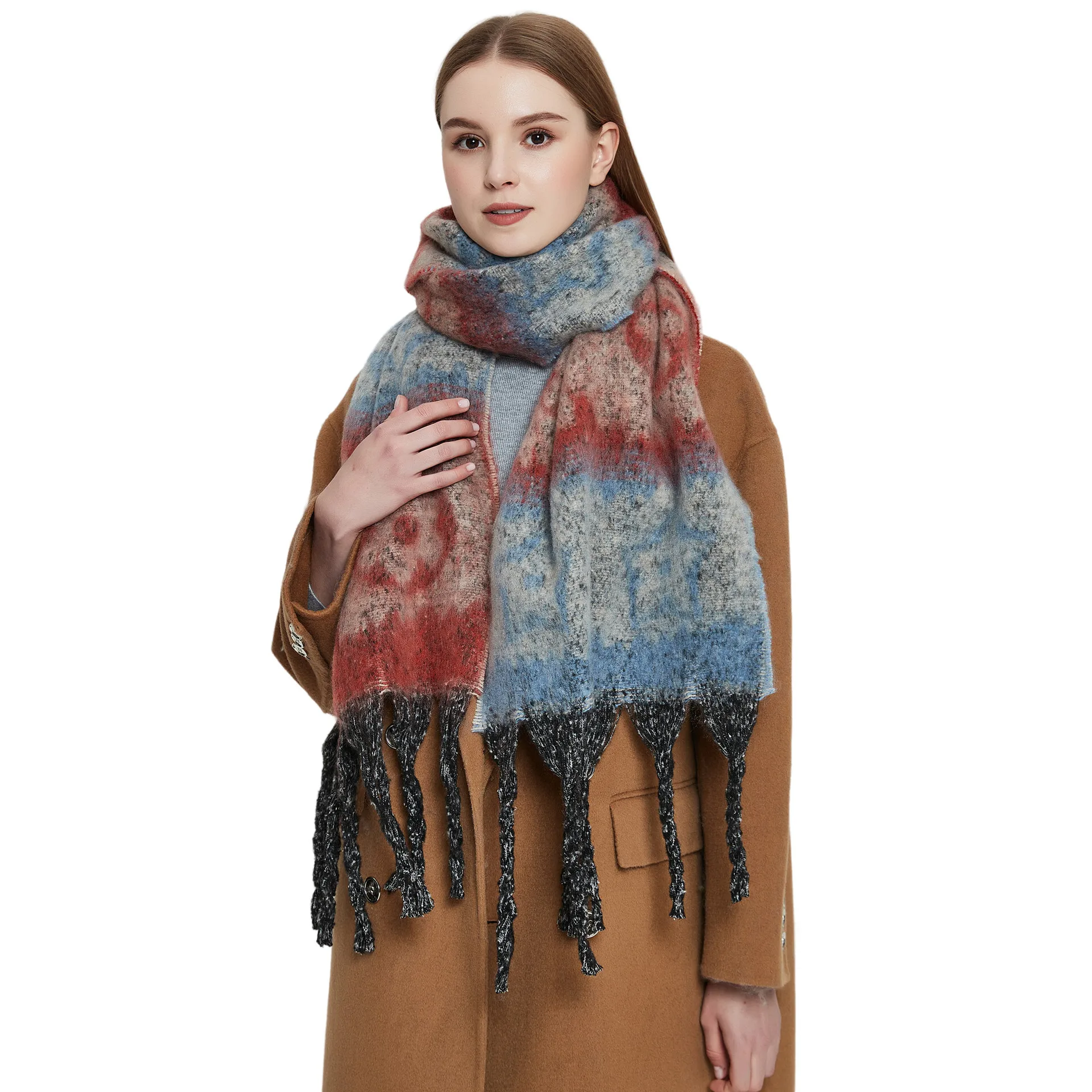 USPOP 2023 New Style Thickened Scarf Tassel Scarves for Women Multifunctional Printed Shawl with Fringed Flowers
USPOP 2023 New Style Thickened Scarf Tassel Scarves for Women Multifunctional Printed Shawl with Fringed Flowers