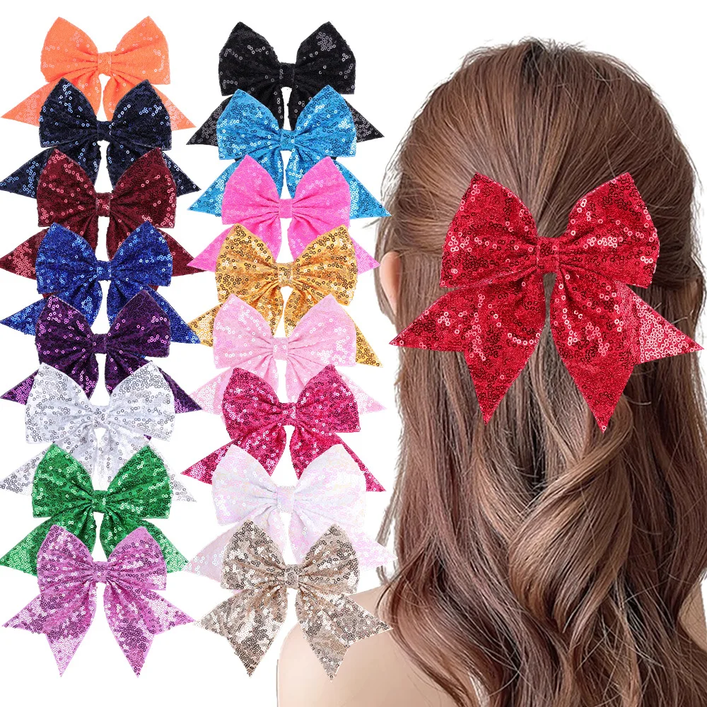 7 Inch High Quality Rainbow Glitter Alligator Big Hair Clips for Girls Cheerleading Bows Hairpins Women Teenage Clips
7 Inch High Quality Rainbow Glitter Alligator Big Hair Clips for Girls Cheerleading Bows Hairpins Women Teenage Clips