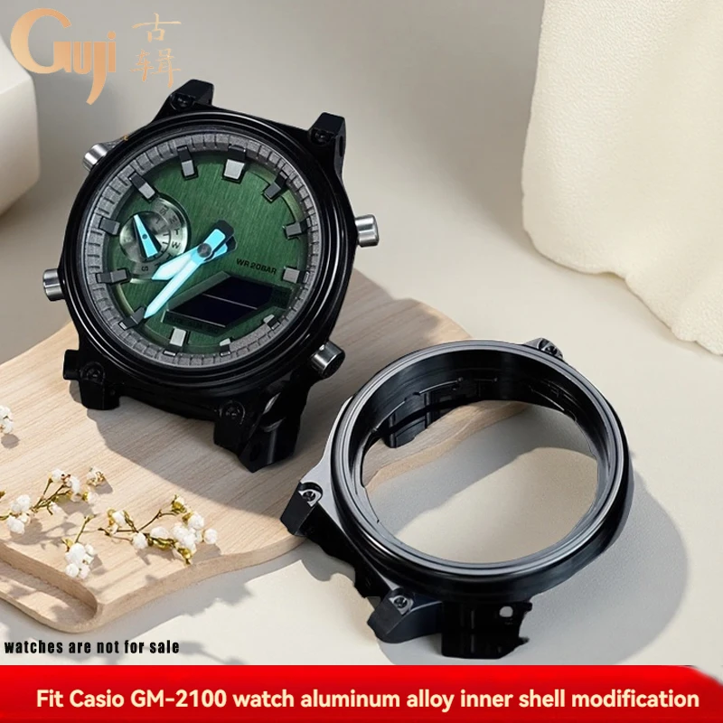 Watch inner shell For Casio Royal Oak GM-2100 modified metal stainless steel case inner case watch accessories+Free tools
Watch inner shell For Casio Royal Oak GM-2100 modified metal stainless steel case inner case watch accessories+Free tools