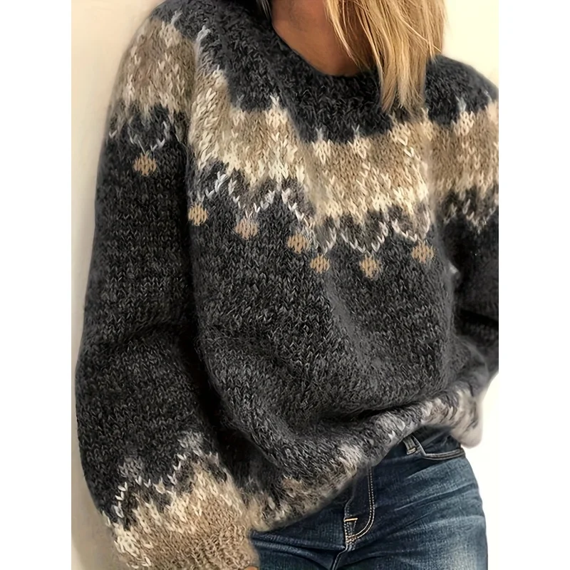 Women's Ultra-Thin Knitted Sweater with Jacquard Knit Pattern Spring Season Fashionable Casual Wear Made from Other Material
Women's Ultra-Thin Knitted Sweater with Jacquard Knit Pattern Spring Season Fashionable Casual Wear Made from Other Material
