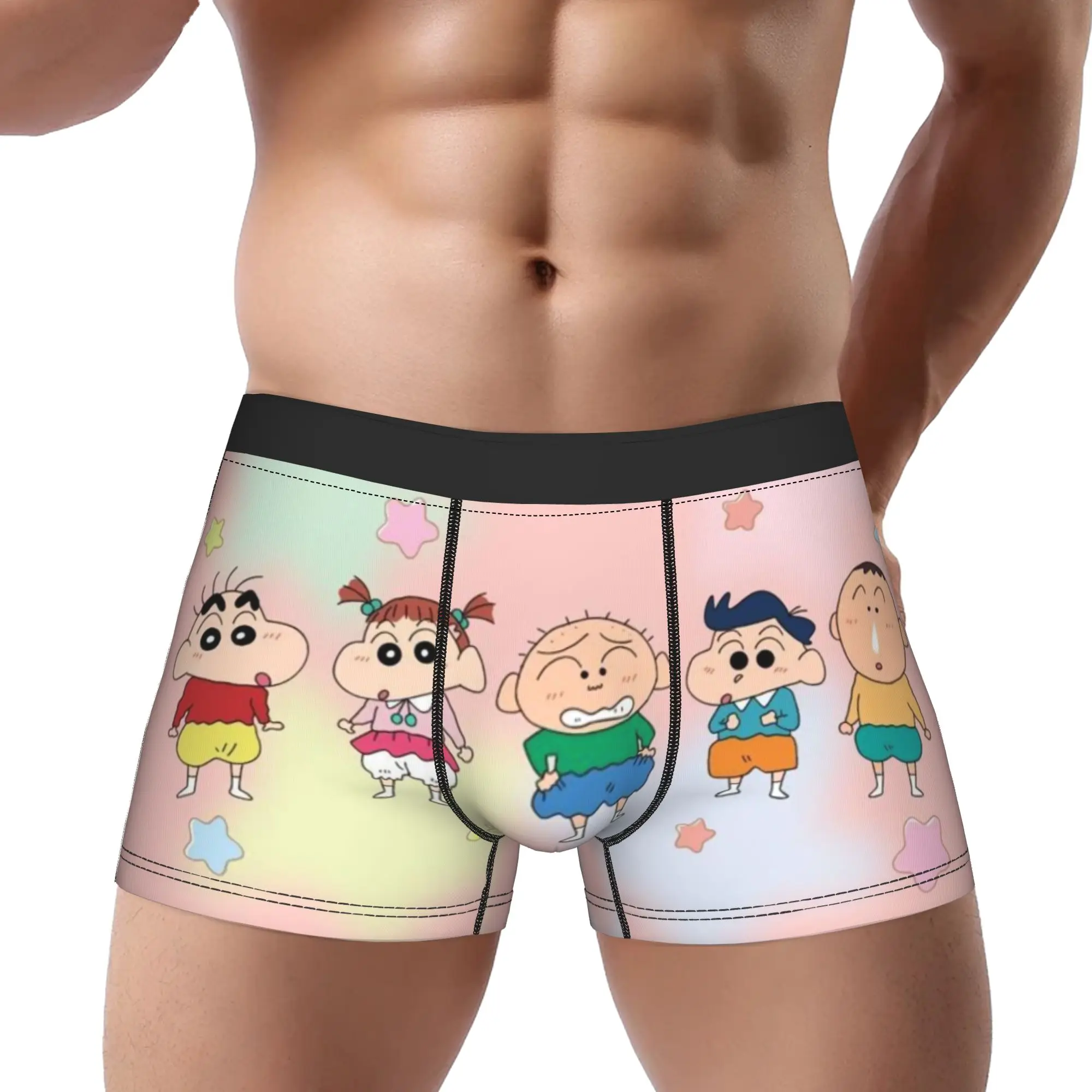 Mew Crayon Shin-chan Underpants Breathbale Panties Man Underwear Comfortable Shorts Boxer Briefs
Mew Crayon Shin-chan Underpants Breathbale Panties Man Underwear Comfortable Shorts Boxer Briefs