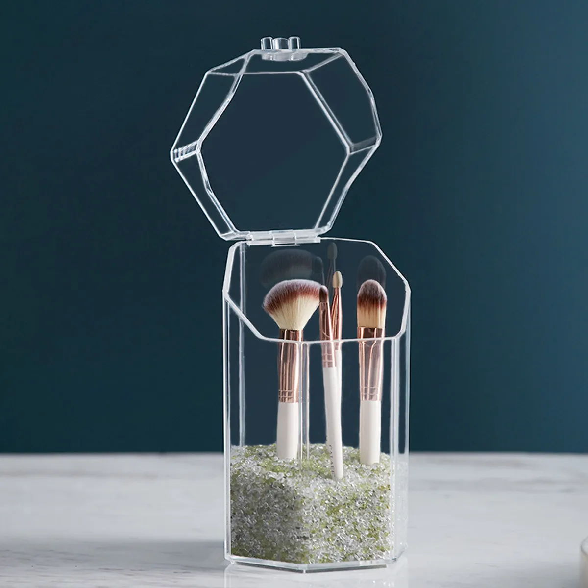 Premium Multi-Functional Clear Makeup Brush Storage Box Organizer for Lipstick Mascara Nail Polish Jewelry Crafts Office
Premium Multi-Functional Clear Makeup Brush Storage Box Organizer for Lipstick Mascara Nail Polish Jewelry Crafts Office
