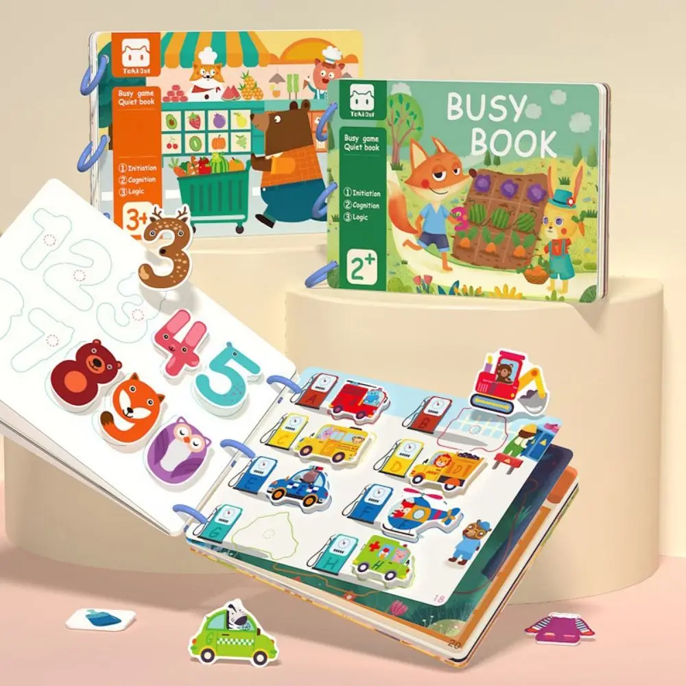 Handmade Montessori Quiet Busy Book Repeated Pasting Paper DIY Paste Material Kit Cartoon Three-dimensional Animals Sticker Book
Handmade Montessori Quiet Busy Book Repeated Pasting Paper DIY Paste Material Kit Cartoon Three-dimensional Animals Sticker Book