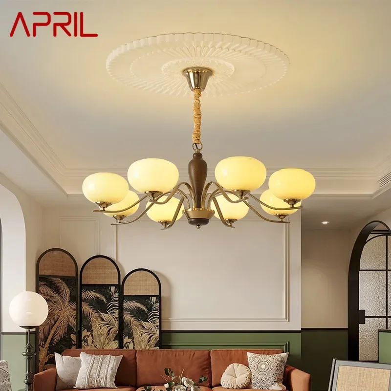 APRIL Contemporary Pendant Lamp American Creativity Living Room Dining Room Bedroom Hotel Villa Cafe Simple Art Home Chandelier
APRIL Contemporary Pendant Lamp American Creativity Living Room Dining Room Bedroom Hotel Villa Cafe Simple Art Home Chandelier