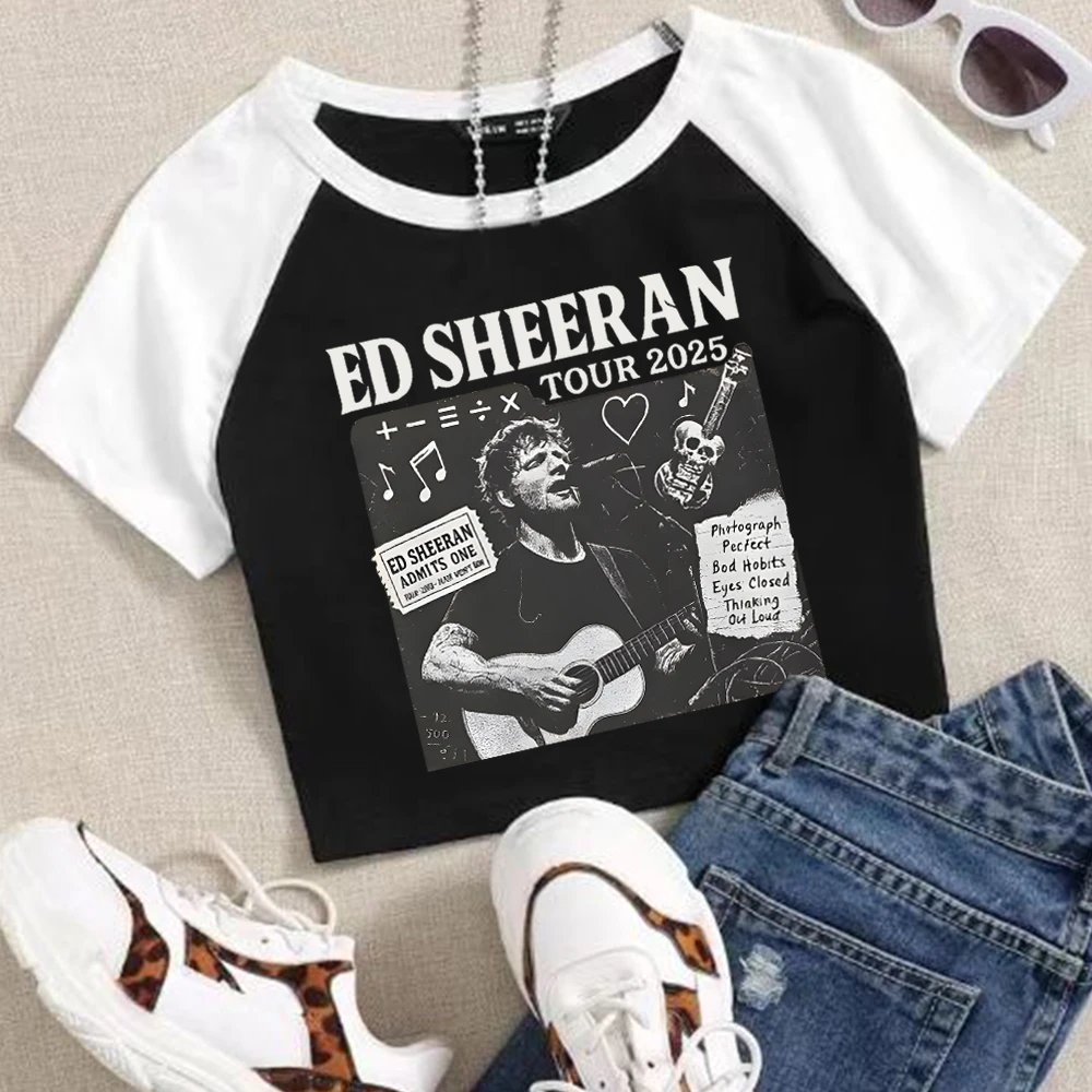 Укороченные топы Ed Sheeran Tour 2025 года, подарок для ее укороченных топов с круглым вырезом Ed Sheeran Merch
Укороченные топы Ed Sheeran Tour 2025 года, подарок для ее укороченных топов с круглым вырезом Ed Sheeran Merch