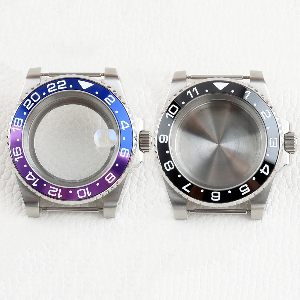 NH35 40mm Watch Case Solid 316L Stainless Steel Sapphire Glass Waterproof for GMT Seiko NH34 NH35 NH36 NH38 Movement 28.5mm Dial 
NH35 40mm Watch Case Solid 316L Stainless Steel Sapphire Glass Waterproof for GMT Seiko NH34 NH35 NH36 NH38 Movement 28.5mm Dial