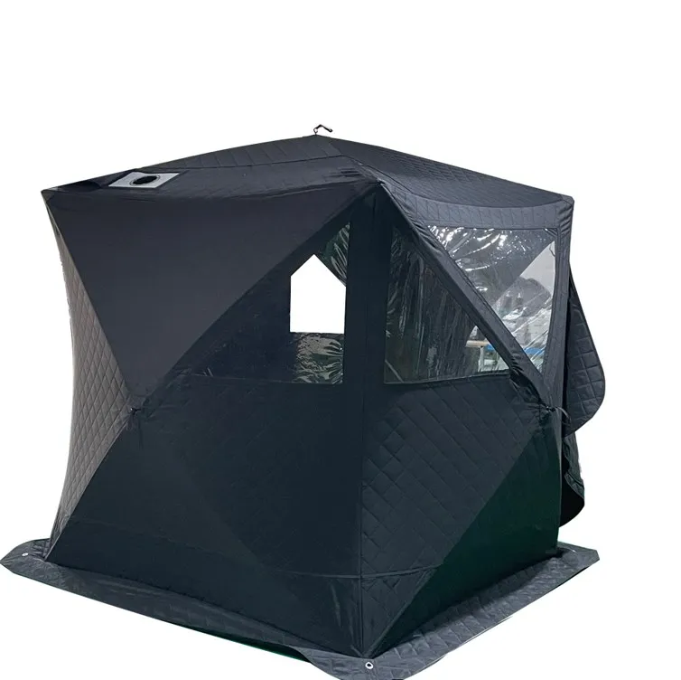 Factory Large Outdoor Tent Winter Ice Fishing Tent 3 Layers Portable Sauna Tent for 3-4 People
Factory Large Outdoor Tent Winter Ice Fishing Tent 3 Layers Portable Sauna Tent for 3-4 People