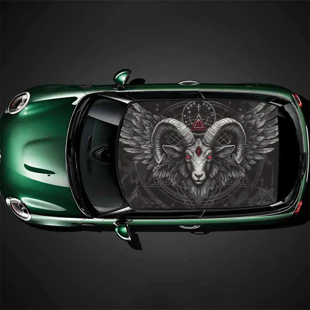 Виниловая пленка для автомобиля Dark Wings Magic Ram, виниловая пленка на крышу автомобиля из ПВХ, самоклеящаяся водонепроницаемая устойчивая к царапинам пленка, Decorativ 
Виниловая пленка для автомобиля Dark Wings Magic Ram, виниловая пленка на крышу автомобиля из ПВХ, самоклеящаяся водонепроницаемая устойчивая к царапинам пленка, Decorativ