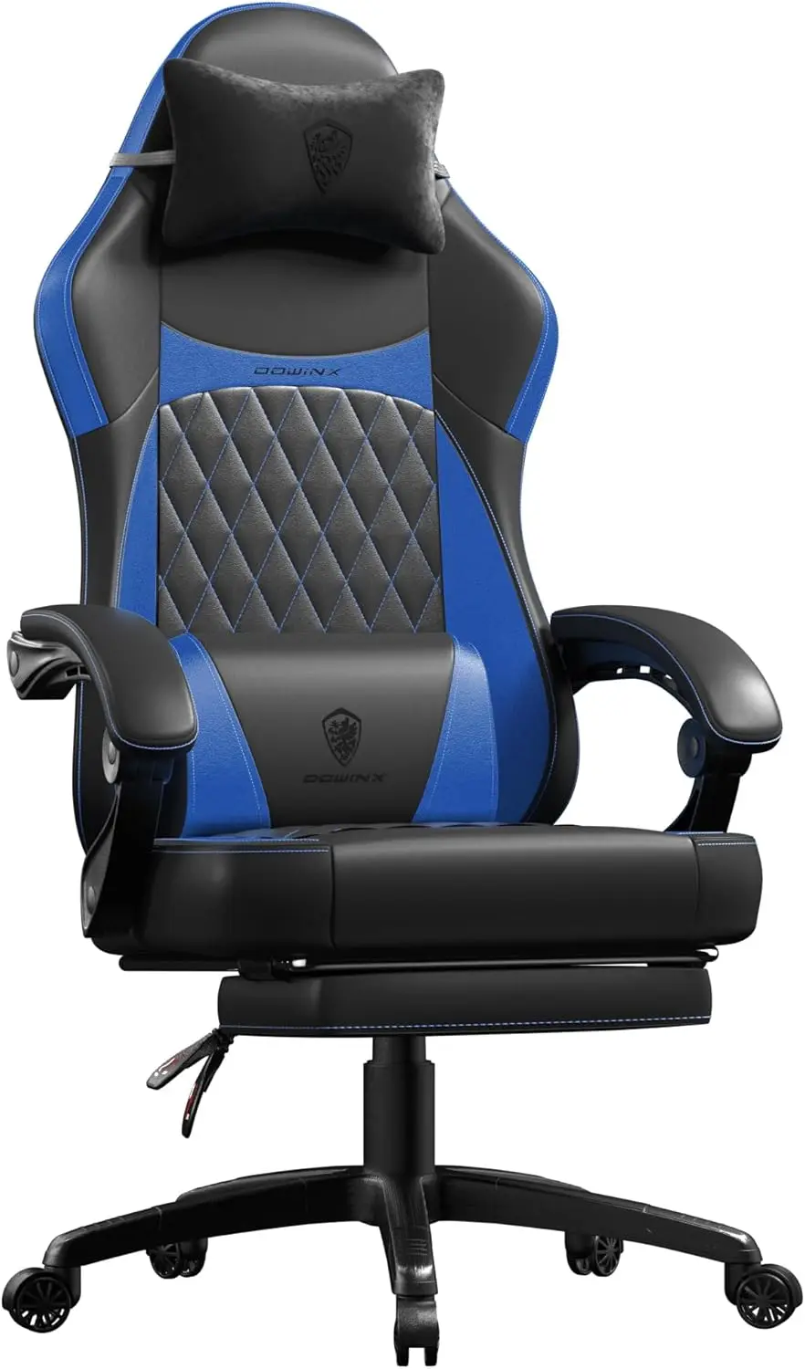 Ergonomic computer chair with pocket spring cushion, massage lumbar support, footrest, high back leather design for office
Ergonomic computer chair with pocket spring cushion, massage lumbar support, footrest, high back leather design for office