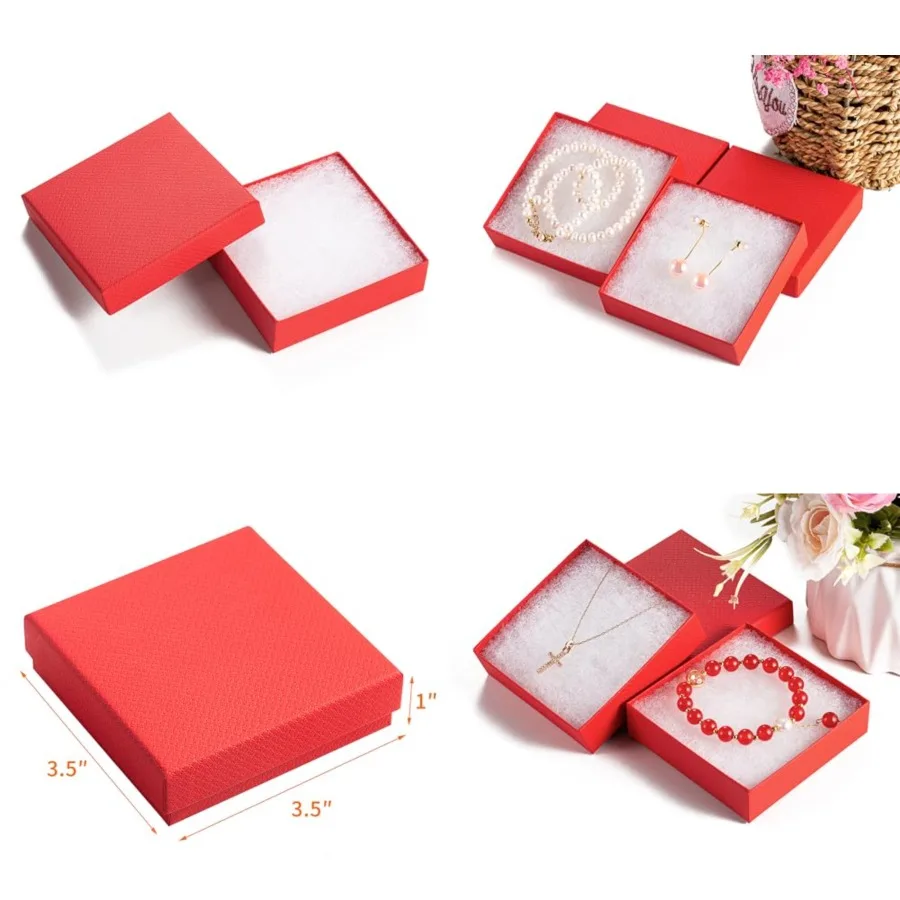 Jewelry Gift Boxes 96 Pack Cardboard Jewelry Boxes, Small Gift Boxes for Jewelry Earrings Necklaces Handmade Bangles Bracelets
Jewelry Gift Boxes 96 Pack Cardboard Jewelry Boxes, Small Gift Boxes for Jewelry Earrings Necklaces Handmade Bangles Bracelets
