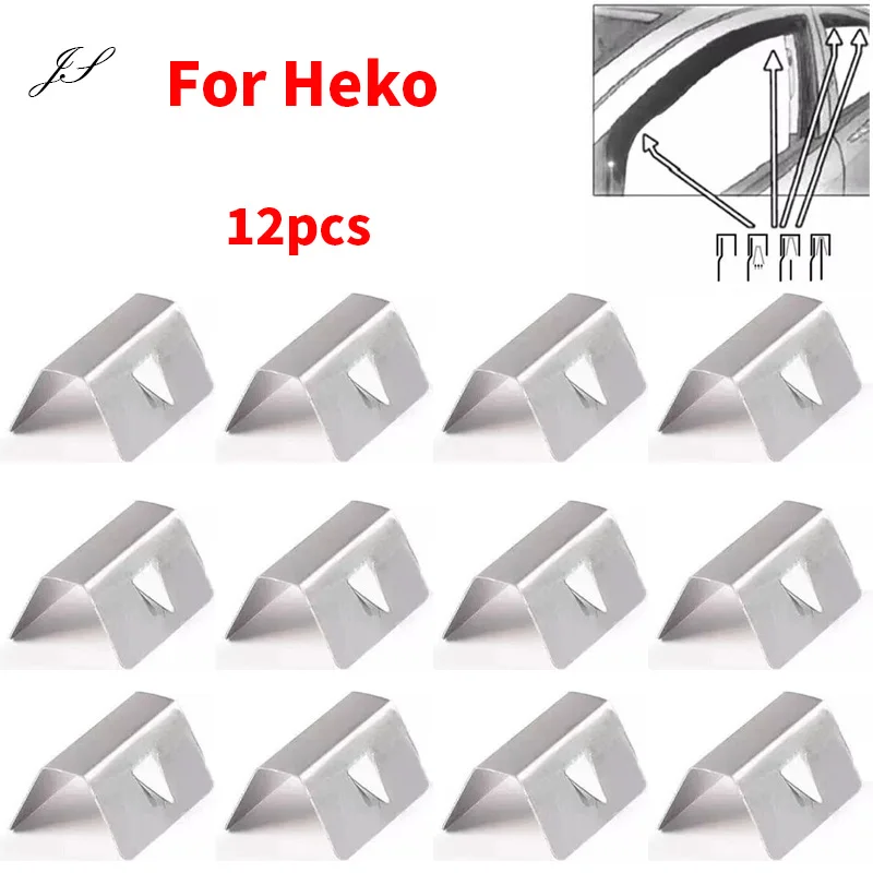 12 шт., зажимы для канала дефлектора ветрового дождя, зажим для бровей для Heko G3 SNED, аксессуар для дефлекторов окон автомобиля из нержавеющей стали
12 шт., зажимы для канала дефлектора ветрового дождя, зажим для бровей для Heko G3 SNED, аксессуар для дефлекторов окон автомобиля из нержавеющей стали