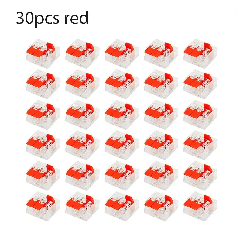 30 Pcs 32A Wire Connectors Compact Splice Connectors Quick Cable Connectors Light Terminal Connections
30 Pcs 32A Wire Connectors Compact Splice Connectors Quick Cable Connectors Light Terminal Connections