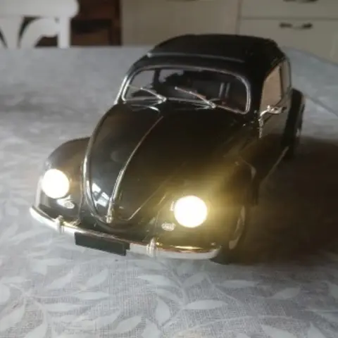 WPL Classical RC Car D62mini Full Scale Remote Control Car Retro Beetle Climbing Vehicle Simulation Model Toy For Children