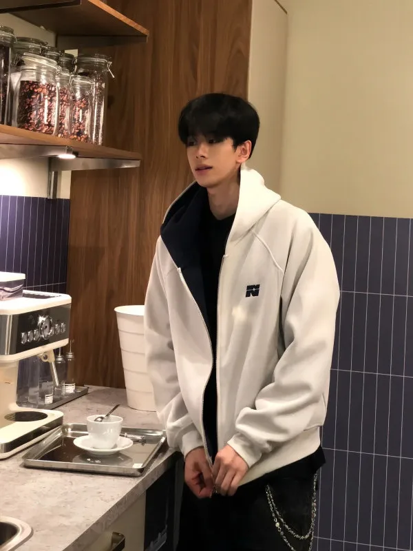 White Heavyweight Zipper Hoodie Men's Spring Autumn Cleanfit Premium Color Blo Couple's Open Cardigan Jaet Casual Wear
White Heavyweight Zipper Hoodie Men's Spring Autumn Cleanfit Premium Color Blo Couple's Open Cardigan Jaet Casual Wear