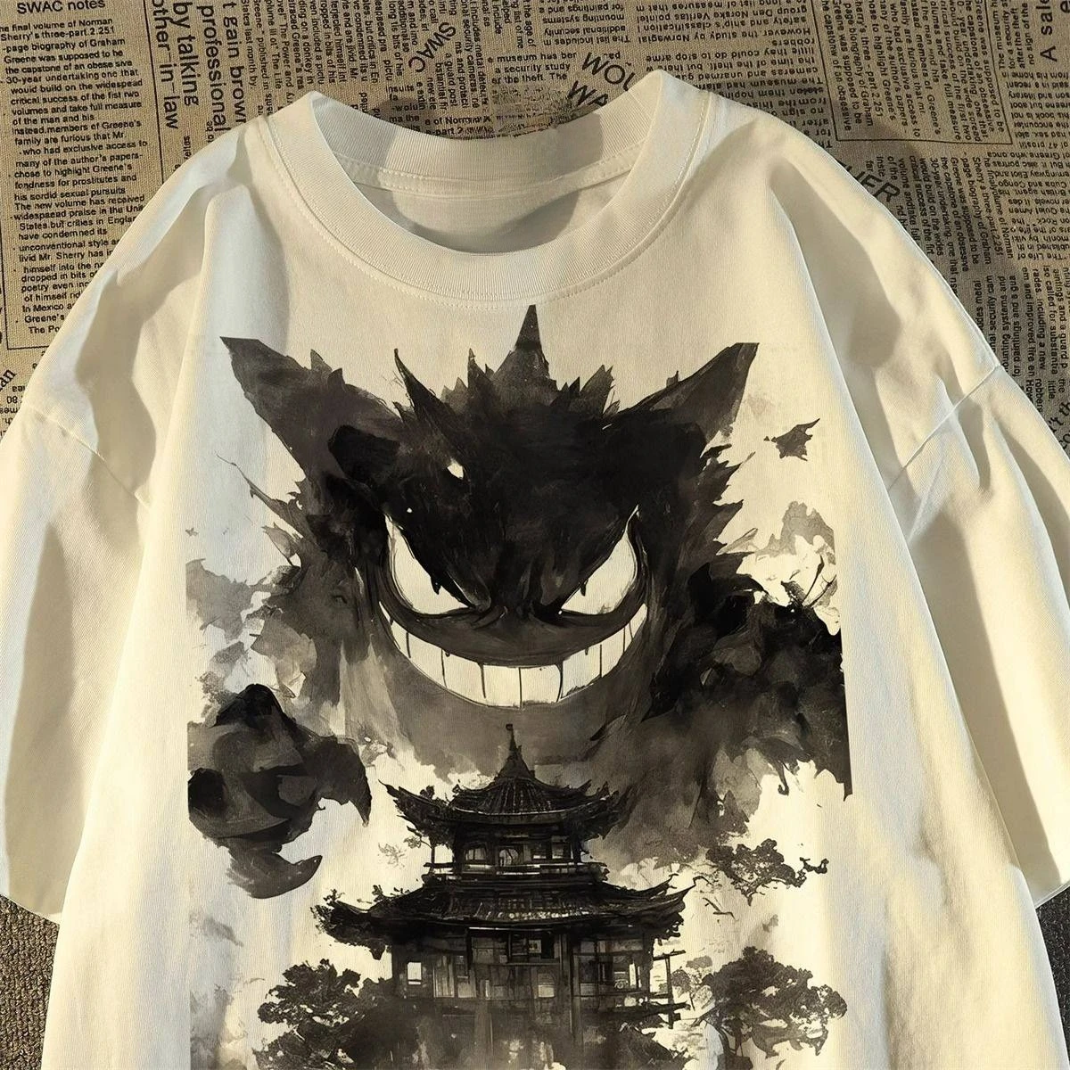 2026 Cotton Printed T-Shirt for Men Women Kids Breathable Oversized Top Anime Fans Ink Wash Shadow Ghost Graphic Streetwear
2026 Cotton Printed T-Shirt for Men Women Kids Breathable Oversized Top Anime Fans Ink Wash Shadow Ghost Graphic Streetwear