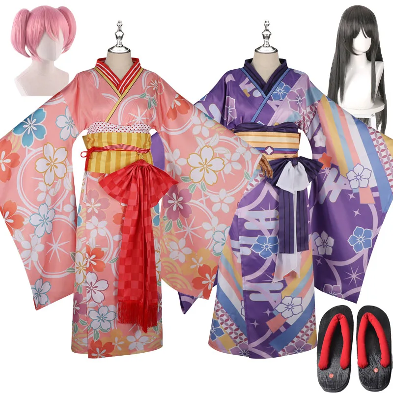 Anime Puella Magi Madoka Magica Kaname Madoka Cosplay Costume Akemi Homura Cosplay Kimono Kaname Madoka Kimono for Women Girls
Anime Puella Magi Madoka Magica Kaname Madoka Cosplay Costume Akemi Homura Cosplay Kimono Kaname Madoka Kimono for Women Girls