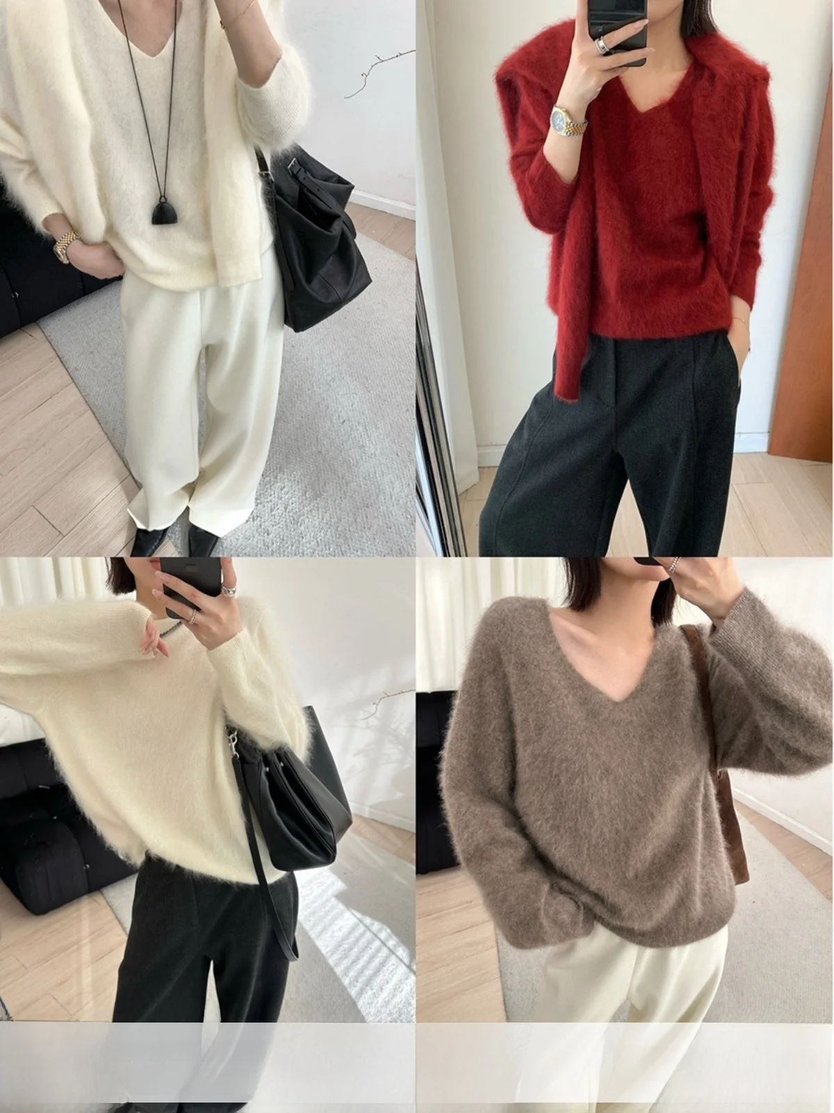 Женский зимний свитер MUCCHIC00: Мягкий, комфортный, шерстяной, вязаный, с V-образным вырезом, длинный рукав, повседневный топ
Женский зимний свитер MUCCHIC00: Мягкий, комфортный, шерстяной, вязаный, с V-образным вырезом, длинный рукав, повседневный топ