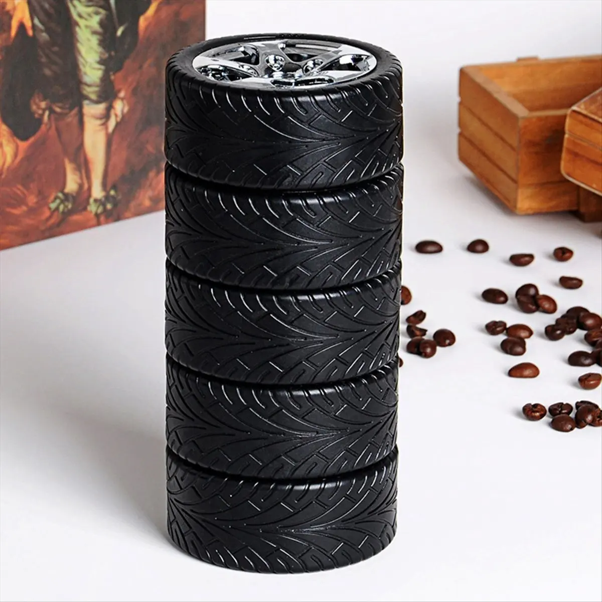 BHBL Tyre Water Bottle Gift for Man Gifts Stainless Steel Coffee Tea Mug for Halloween Car Lover Birthday Gift Water Cup
BHBL Tyre Water Bottle Gift for Man Gifts Stainless Steel Coffee Tea Mug for Halloween Car Lover Birthday Gift Water Cup