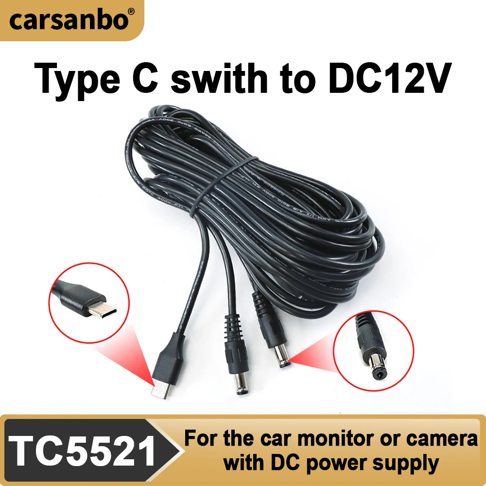 Carsanbo PD Type-C Fast Charging Switch to Two DC12V Output For Digital Side Mirror Monitor Max Support 3A
Carsanbo PD Type-C Fast Charging Switch to Two DC12V Output For Digital Side Mirror Monitor Max Support 3A