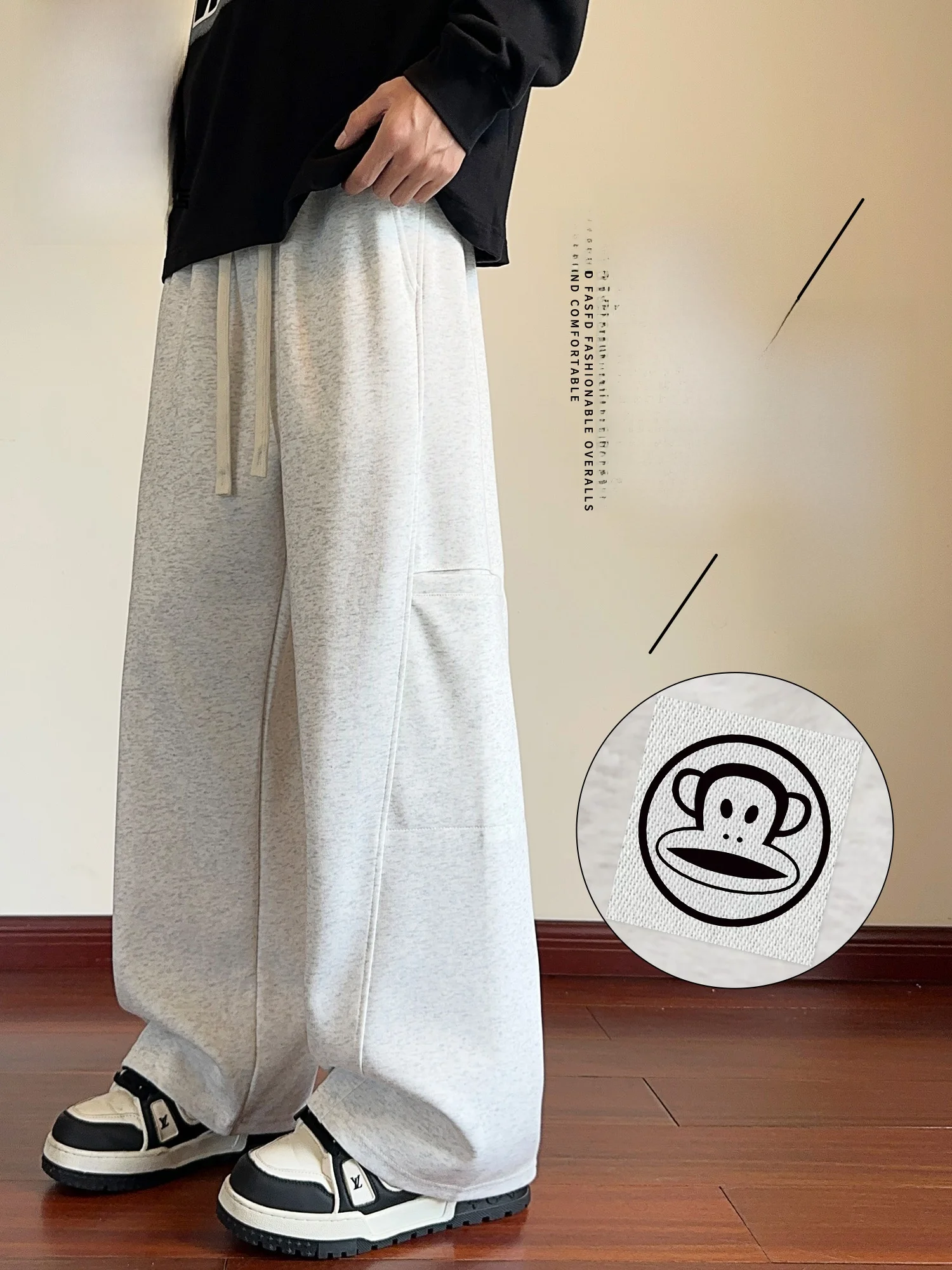 PaulFrank Heavy Du Drapey Straight Leg Casual Pants Men Spring New Loose Deconstructed Sport Long Trousers Casual Sle
PaulFrank Heavy Du Drapey Straight Leg Casual Pants Men Spring New Loose Deconstructed Sport Long Trousers Casual Sle