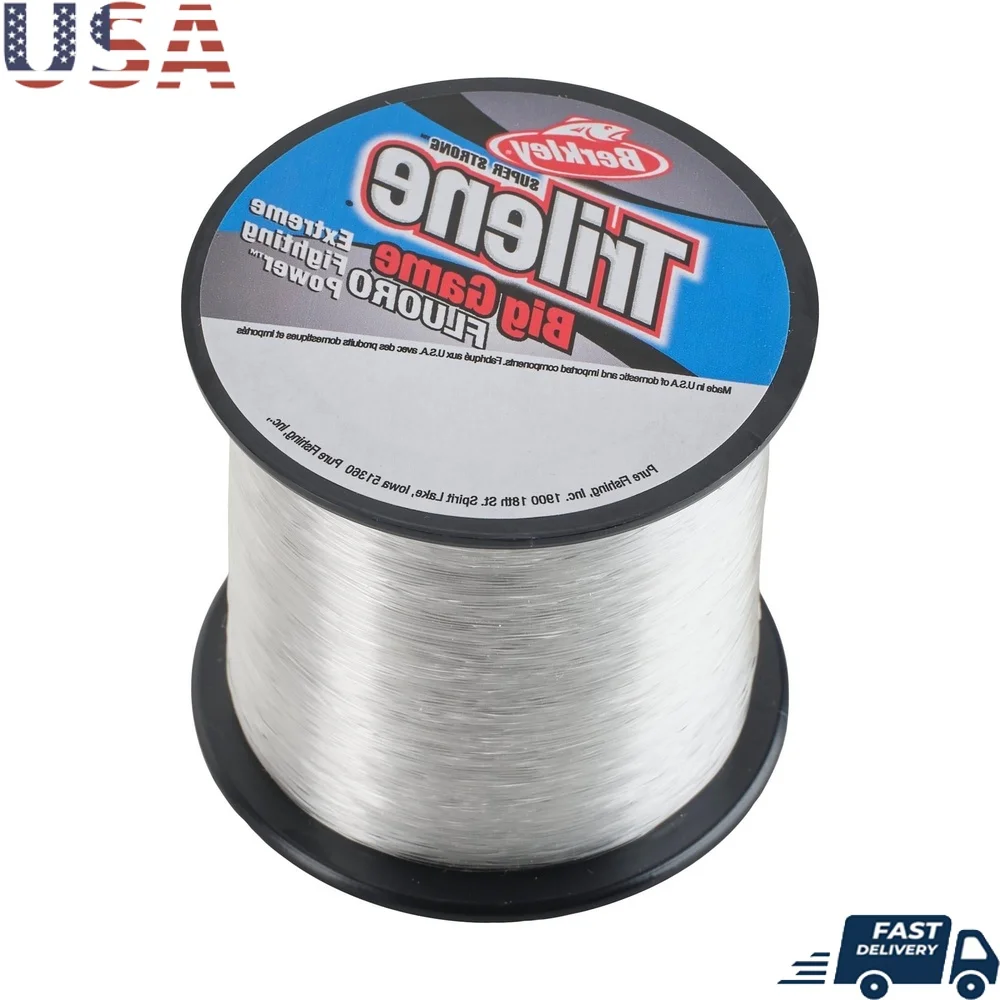Fluorocarbon Fishing Line 20 lb Test Strength 350 yd Ultra Strong Clear Invisible Durable Big Game Freshwater Fishing
Fluorocarbon Fishing Line 20 lb Test Strength 350 yd Ultra Strong Clear Invisible Durable Big Game Freshwater Fishing