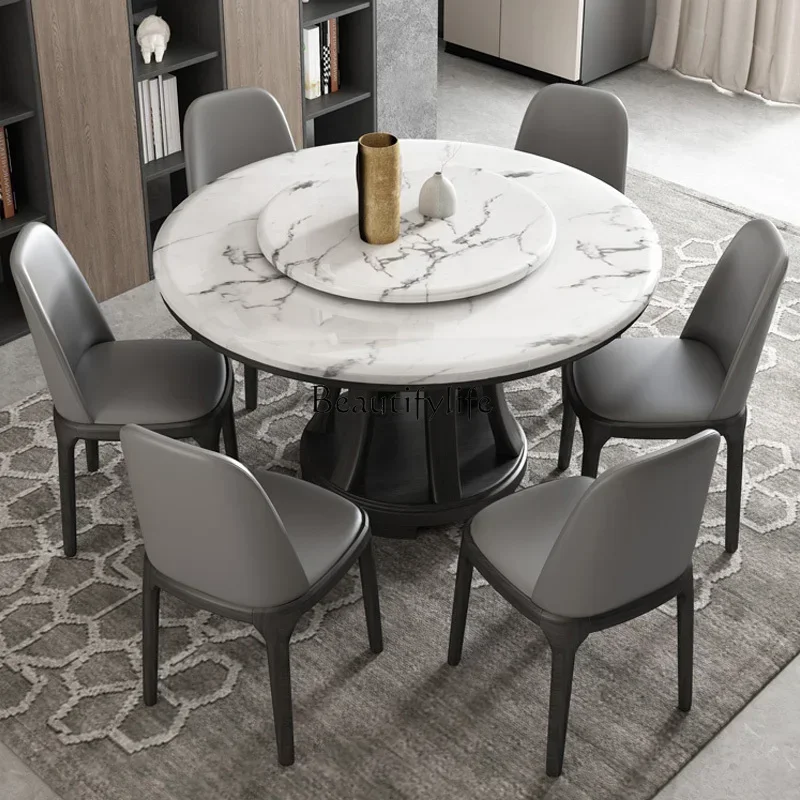 Nordic marble solid wood dining table modern simple Italian small apartment round table
Nordic marble solid wood dining table modern simple Italian small apartment round table