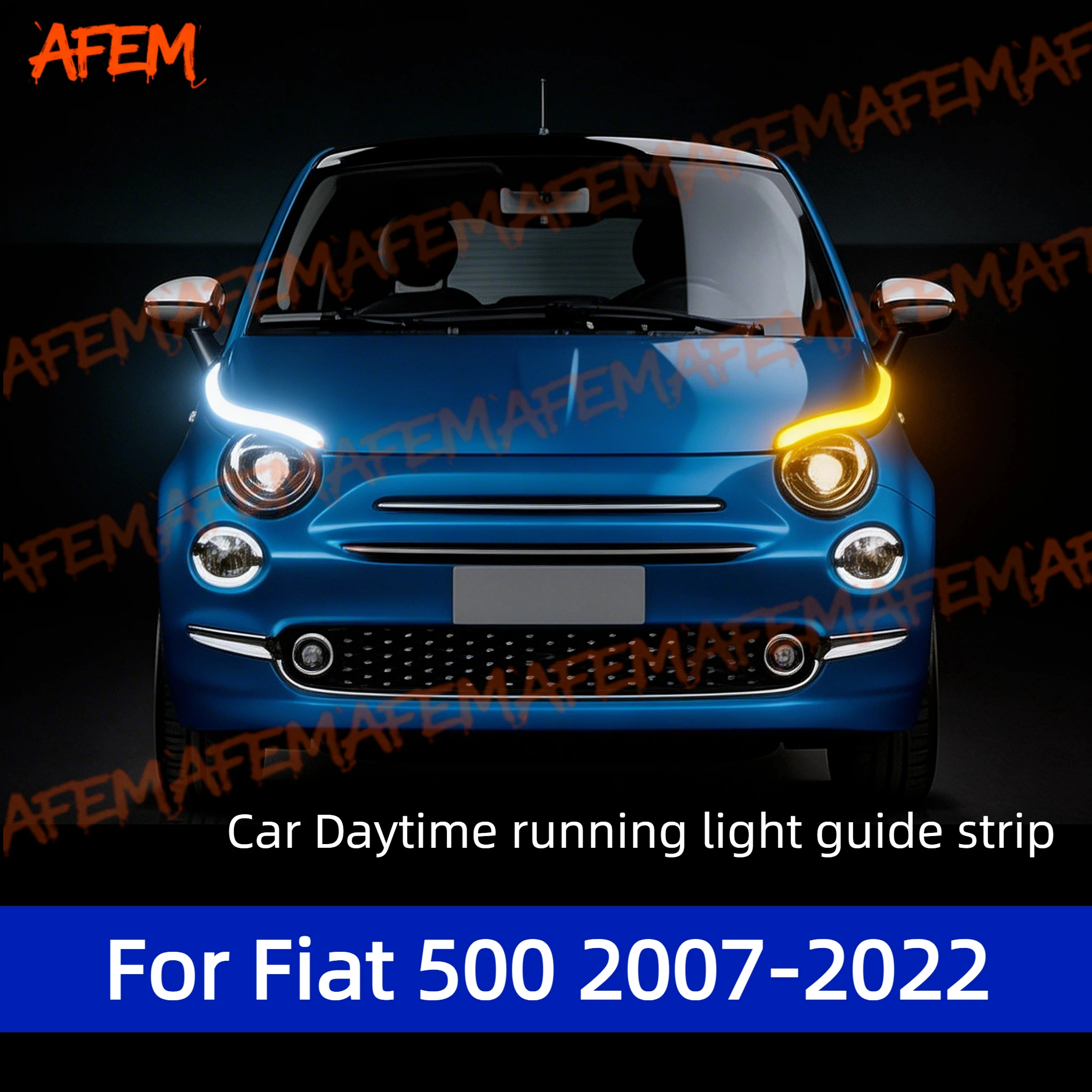 2pcs Daytime Running Light Guide Strip For Fiat 500 2007-2022Auto LED DRL Daytime Running light Flexible Decorative Ambient Lamp
2pcs Daytime Running Light Guide Strip For Fiat 500 2007-2022Auto LED DRL Daytime Running light Flexible Decorative Ambient Lamp