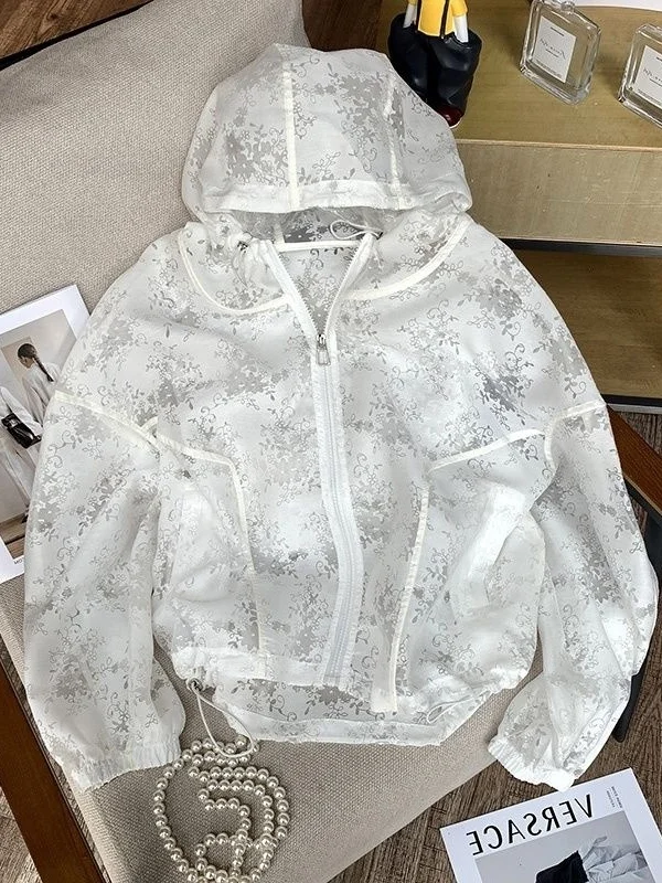 plus Size 300 Pounds Fat MM Sun Protection Clothing Hooded Loose Short Thin Outerwear Women's White Lace Semi-Transparent Jac...
plus Size 300 Pounds Fat MM Sun Protection Clothing Hooded Loose Short Thin Outerwear Women's White Lace Semi-Transparent Jac...