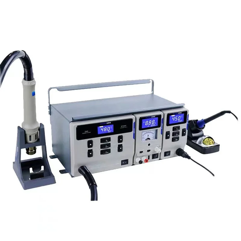 ATTEN MS-300 MS500 Repair System Hot Air Gun Soldering Stations Regulated DC Power Supply Electric Iron 3 In 1 Rework Station