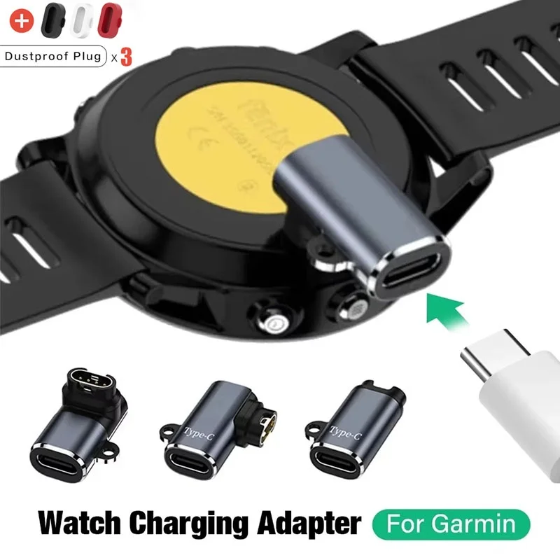 Type C USB Port to 4pin Charger Power Portable Adapter Connector For Garmin Fenix 7/6/5/7X/6X/5X/Venu 2 Watch Charging Converter
Type C USB Port to 4pin Charger Power Portable Adapter Connector For Garmin Fenix 7/6/5/7X/6X/5X/Venu 2 Watch Charging Converter