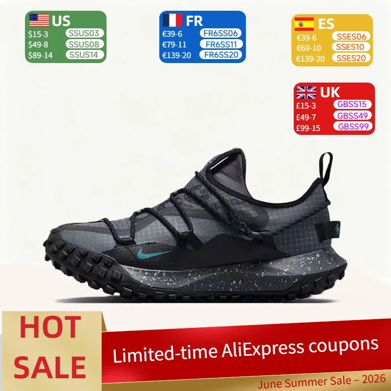 Nike ACG Mountain Outdoor Hiking Shoe for Men - Gray/Black Versatile, Slip-Resistant, Durable Hiking Boot IB7328-002
Nike ACG Mountain Outdoor Hiking Shoe for Men - Gray/Black Versatile, Slip-Resistant, Durable Hiking Boot IB7328-002